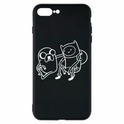 Чехол для iPhone 8 Plus Adventure Time: Finn and Jake - PrintSalon