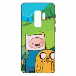 Чохол для Samsung S9+ Adventure Time, Finn and Jake - PrintSalon