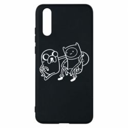 Чехол для Huawei P20 Adventure Time: Finn and Jake - PrintSalon