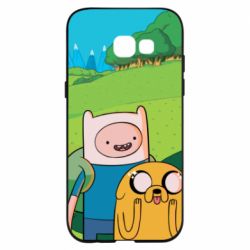 Чохол для Samsung A5 2017 Adventure Time, Finn and Jake - PrintSalon