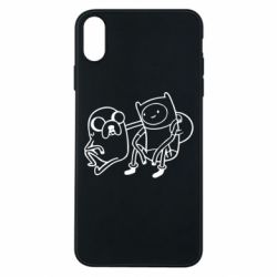 Чехол для iPhone Xs Max Adventure Time: Finn and Jake - PrintSalon