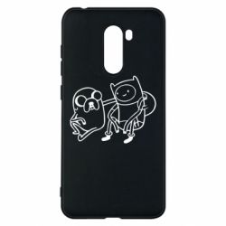 Чехол для Xiaomi Pocophone F1 Adventure Time: Finn and Jake - PrintSalon