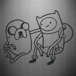 Наклейка Adventure Time: Finn and Jake - PrintSalon