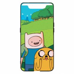 Чохол для Samsung A80 Adventure Time, Finn and Jake - PrintSalon