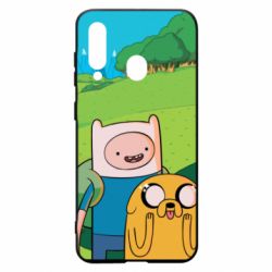 Чохол для Samsung A60 Adventure Time, Finn and Jake - PrintSalon