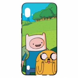 Чохол для Samsung A10 Adventure Time, Finn and Jake - PrintSalon