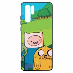 Чохол для Huawei P30 Pro Adventure Time, Finn and Jake - PrintSalon