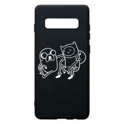Чехол для Samsung S10+ Adventure Time: Finn and Jake - PrintSalon