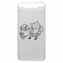 Чехол для Samsung A80 Adventure Time: Finn and Jake - PrintSalon
