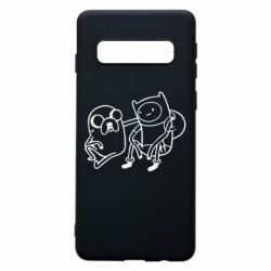 Чехол для Samsung S10 Adventure Time: Finn and Jake - PrintSalon