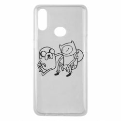 Чехол для Samsung A10s Adventure Time: Finn and Jake - PrintSalon