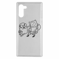 Чехол для Samsung Note 10 Adventure Time: Finn and Jake - PrintSalon