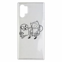 Чехол для Samsung Note 10 Plus Adventure Time: Finn and Jake - PrintSalon