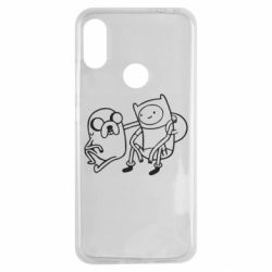 Чехол для Xiaomi Redmi Note 7 Adventure Time: Finn and Jake - PrintSalon