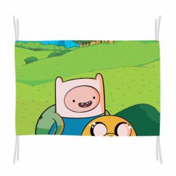 Прапор Adventure Time, Finn and Jake - PrintSalon