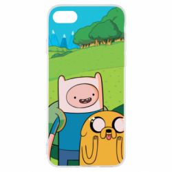 Чохол для iPhone SE 2020 Adventure Time, Finn and Jake - PrintSalon