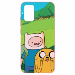 Чохол для Samsung A02s/M02s Adventure Time, Finn and Jake - PrintSalon