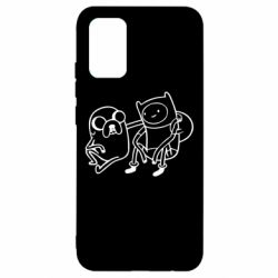Чехол для Samsung A02s/M02s Adventure Time: Finn and Jake - PrintSalon
