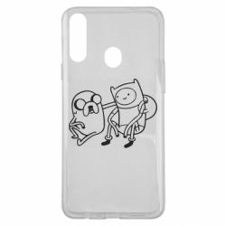 Чехол для Samsung A20s Adventure Time: Finn and Jake - PrintSalon