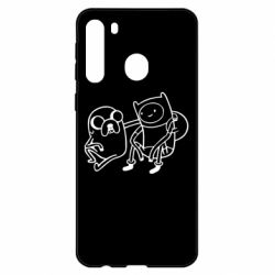 Чехол для Samsung A21 Adventure Time: Finn and Jake - PrintSalon