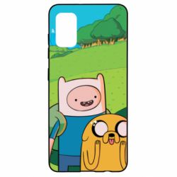 Чохол для Samsung A41 Adventure Time, Finn and Jake - PrintSalon