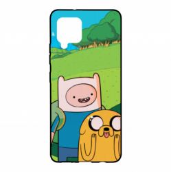 Чохол для Samsung A42 5G Adventure Time, Finn and Jake - PrintSalon