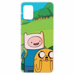 Чохол для Samsung A51 Adventure Time, Finn and Jake - PrintSalon