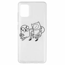 Чехол для Samsung A51 Adventure Time: Finn and Jake - PrintSalon