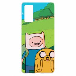 Чохол для Samsung S20 FE Adventure Time, Finn and Jake - PrintSalon