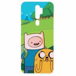 Чохол для Oppo A5/A9 2020 Adventure Time, Finn and Jake - PrintSalon