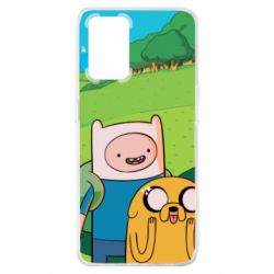 Чохол для Oppo A74 4G Adventure Time, Finn and Jake - PrintSalon