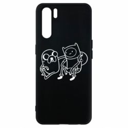 Чехол для Oppo A91/Reno3 Adventure Time: Finn and Jake - PrintSalon