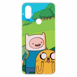 Чохол для Xiaomi Mi A2 Adventure Time, Finn and Jake - PrintSalon