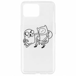 Чехол для Oppo Reno 4 Lite Adventure Time: Finn and Jake - PrintSalon