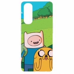 Чохол для Oppo Reno 4 Pro Adventure Time, Finn and Jake - PrintSalon