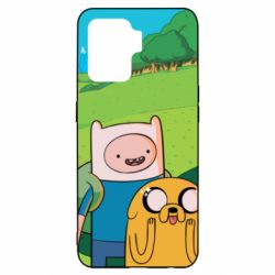 Чохол для Oppo Reno 5 Lite Adventure Time, Finn and Jake - PrintSalon