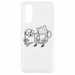 Чехол для Oppo Find X2 Adventure Time: Finn and Jake - PrintSalon