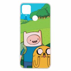 Чохол для Xiaomi Redmi 9c Adventure Time, Finn and Jake - PrintSalon