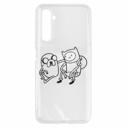 Чехол для Realme 6 Adventure Time: Finn and Jake - PrintSalon
