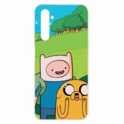 Чохол для Realme 6 Pro Adventure Time, Finn and Jake - PrintSalon