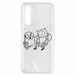 Чехол для Realme 6 Pro Adventure Time: Finn and Jake - PrintSalon