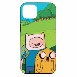Чохол для iPhone 14 Adventure Time, Finn and Jake - PrintSalon