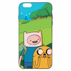 Чохол для iPhone 6 Plus/6S Plus Adventure Time, Finn and Jake - PrintSalon