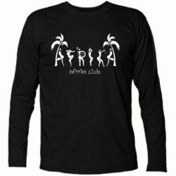 Футболка з довгим рукавом Africa Club - PrintSalon