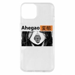 Чехол для iPhone 14 Ахегао Аниме