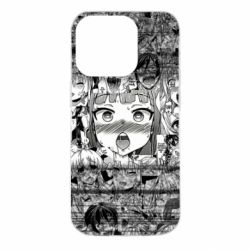 Чохол для iPhone 14 Pro Ahegao Glitch - PrintSalon
