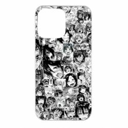 Чехол для iPhone 14 Pro Max Ahegao manga-PrintSalon Чехол для iPhone 14 Pro Max Ahegao manga