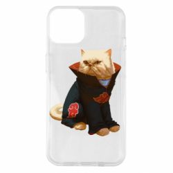 Чехол для iPhone 14 Akatsuki angry cat