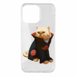 Чехол для iPhone 14 Pro Max Akatsuki angry cat - PrintSalon