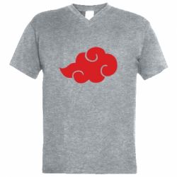Чоловіча футболка з V-подібним вирізом Akatsuki Logo - PrintSalon